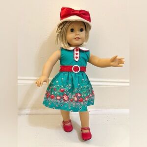 Kit Kittredge American Girl Doll with matching outfits (like new)